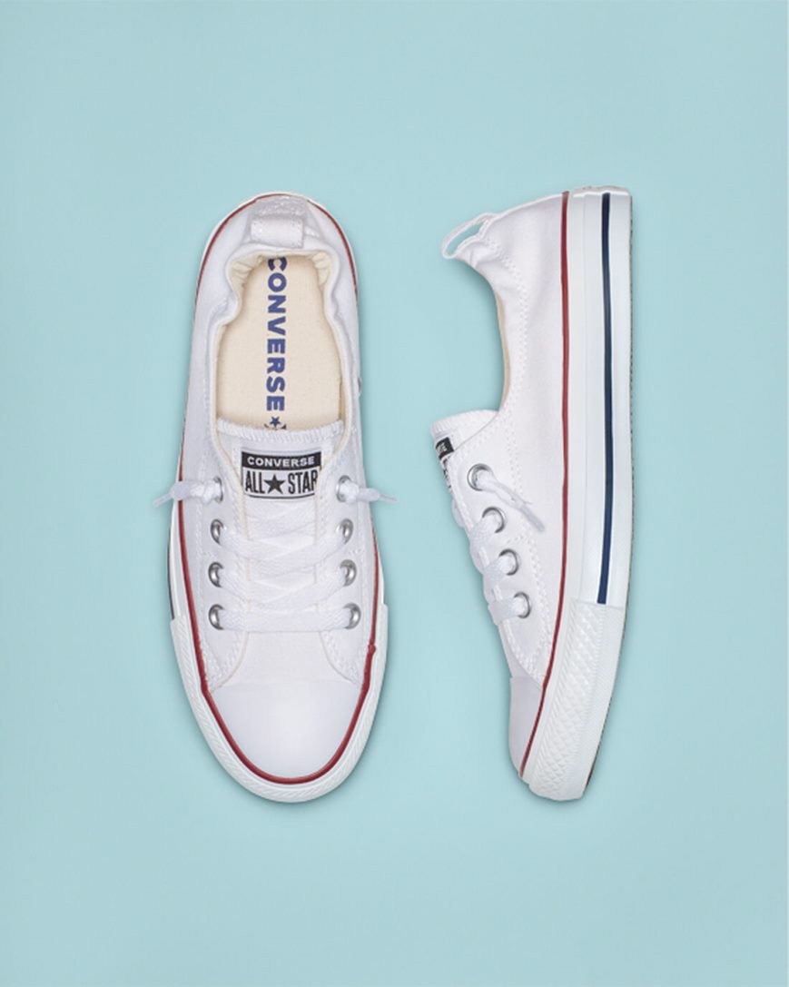 Slip On Tenisky Converse Chuck Taylor All Star Shoreline Damske Biele | SK N5MRK4